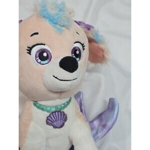 Paw Patrol Aqua Pups CORAL Plush Mermaid Dog Skyes Cousin Stuffed Animal Retired